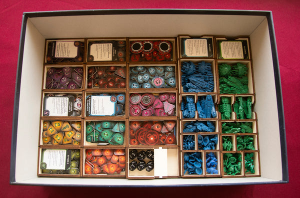 Twilight Imperium 4th Edition with Expansion and accessories Wooden Insert/Organizer - The Nifty Organizer