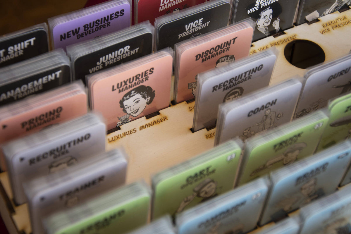 Food Chain Magnate + Ketchup Expansion (with Milestones cards) Full Wooden Storage Solution - The Nifty Organizer Food Chain Magnate + Ketchup Expansion (with Milestones cards) Full Wooden Storage Solution - The Nifty Organizer