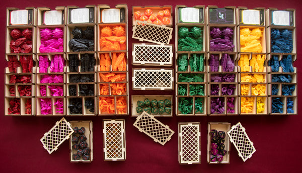 Twilight Imperium 4th Edition with Expansion and accessories Wooden Insert/Organizer - The Nifty Organizer