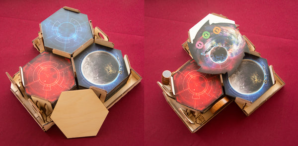 Twilight Imperium 4th Edition with Expansion and accessories Wooden Insert/Organizer - The Nifty Organizer