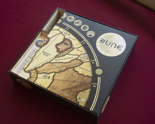 Dune 2019 + Ixians/Tleilaxu Expansion Wooden Insert/Organizer - The Nifty Organizer
