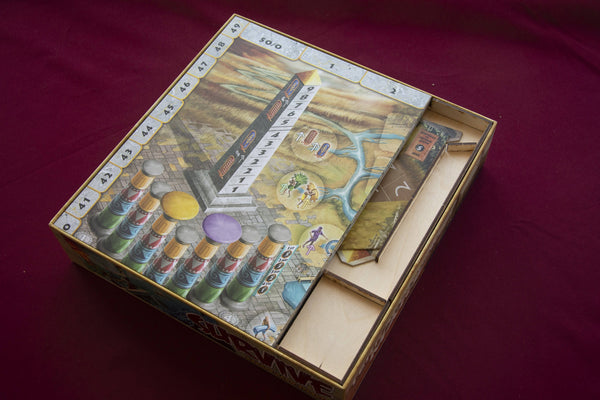 Egizia: Shifting Sands (2019) Wooden Insert/Organizer (Retail and Kickstarter) - The Nifty Organizer
