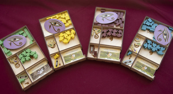 Egizia: Shifting Sands (2019) Wooden Insert/Organizer (Retail and Kickstarter) - The Nifty Organizer