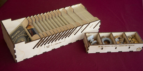 Dune 2019 + Ixians/Tleilaxu Expansion Wooden Insert/Organizer - The Nifty Organizer