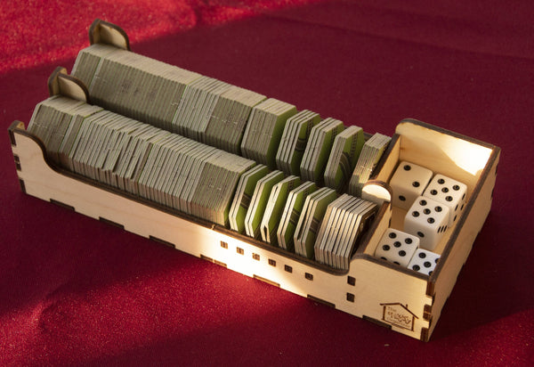 Age of Steam Deluxe Edition Wooden Insert/Organizer (for every map number) - The Nifty Organizer