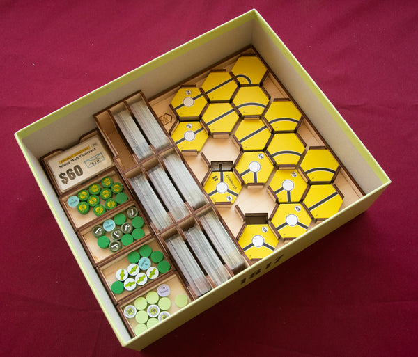 1817 Wooden Insert/Organizer (All-Aboard Games Edition) - The Nifty Organizer