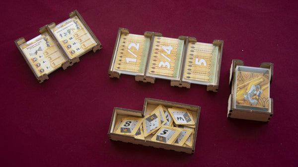 Egizia: Shifting Sands (2019) Wooden Insert/Organizer (Retail and Kickstarter) - The Nifty Organizer
