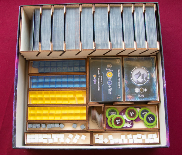 Sidereal Confluence Remastered Wooden Insert/Organizer - The Nifty Organizer