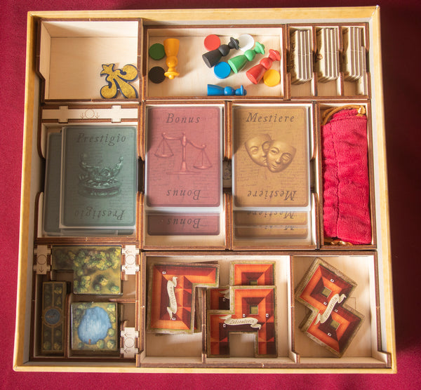 The Princes of Florence (Italian uplay.it Edition) Wooden Insert/Organizer - The Nifty Organizer
