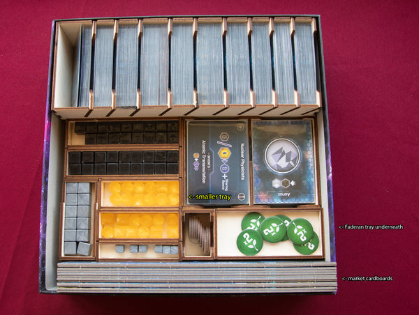 Sidereal Confluence Remastered Wooden Insert/Organizer - The Nifty Organizer