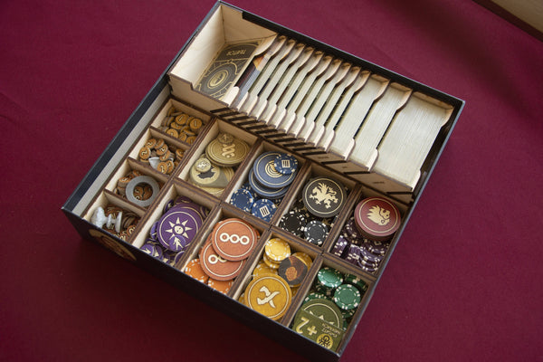 Dune 2019 + Ixians/Tleilaxu Expansion Wooden Insert/Organizer - The Nifty Organizer