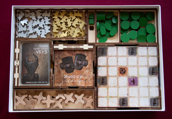 The Great Zimbabwe Wooden Insert/Organizer (3rd Printing) - The Nifty Organizer
