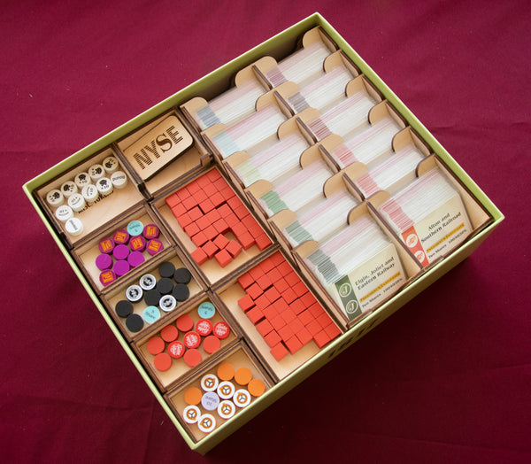 1817 Wooden Insert/Organizer (All-Aboard Games Edition) - The Nifty Organizer