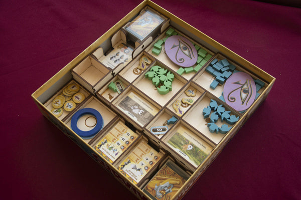 Egizia: Shifting Sands (2019) Wooden Insert/Organizer (Retail and Kickstarter) - The Nifty Organizer