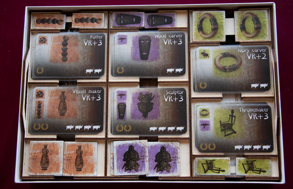 The Great Zimbabwe Wooden Insert/Organizer (3rd Printing) - The Nifty Organizer