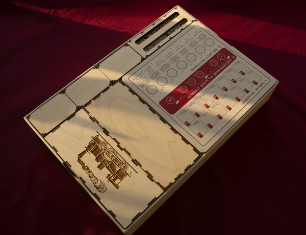 Age of Steam Deluxe Edition Wooden Insert/Organizer (for every map number) - The Nifty Organizer