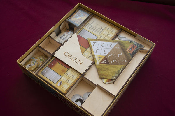 Egizia: Shifting Sands (2019) Wooden Insert/Organizer (Retail and Kickstarter) - The Nifty Organizer
