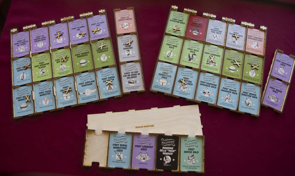 Food Chain Magnate + Ketchup Expansion (with Milestones cards) Full Wooden Storage Solution - The Nifty Organizer