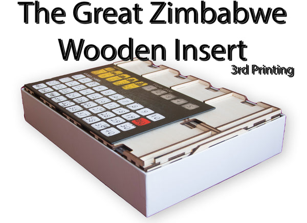 The Great Zimbabwe Wooden Insert/Organizer (3rd Printing) - The Nifty Organizer