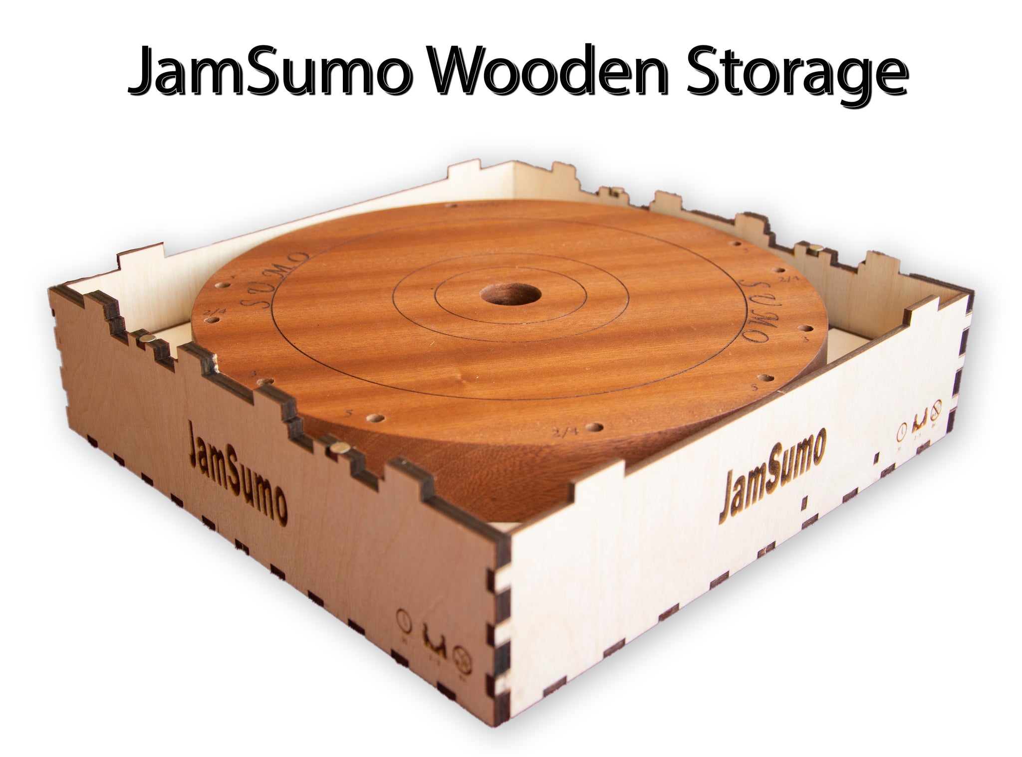 JamSumo "5th Year Anniversary" Wooden Storage Solution - The Nifty Organizer