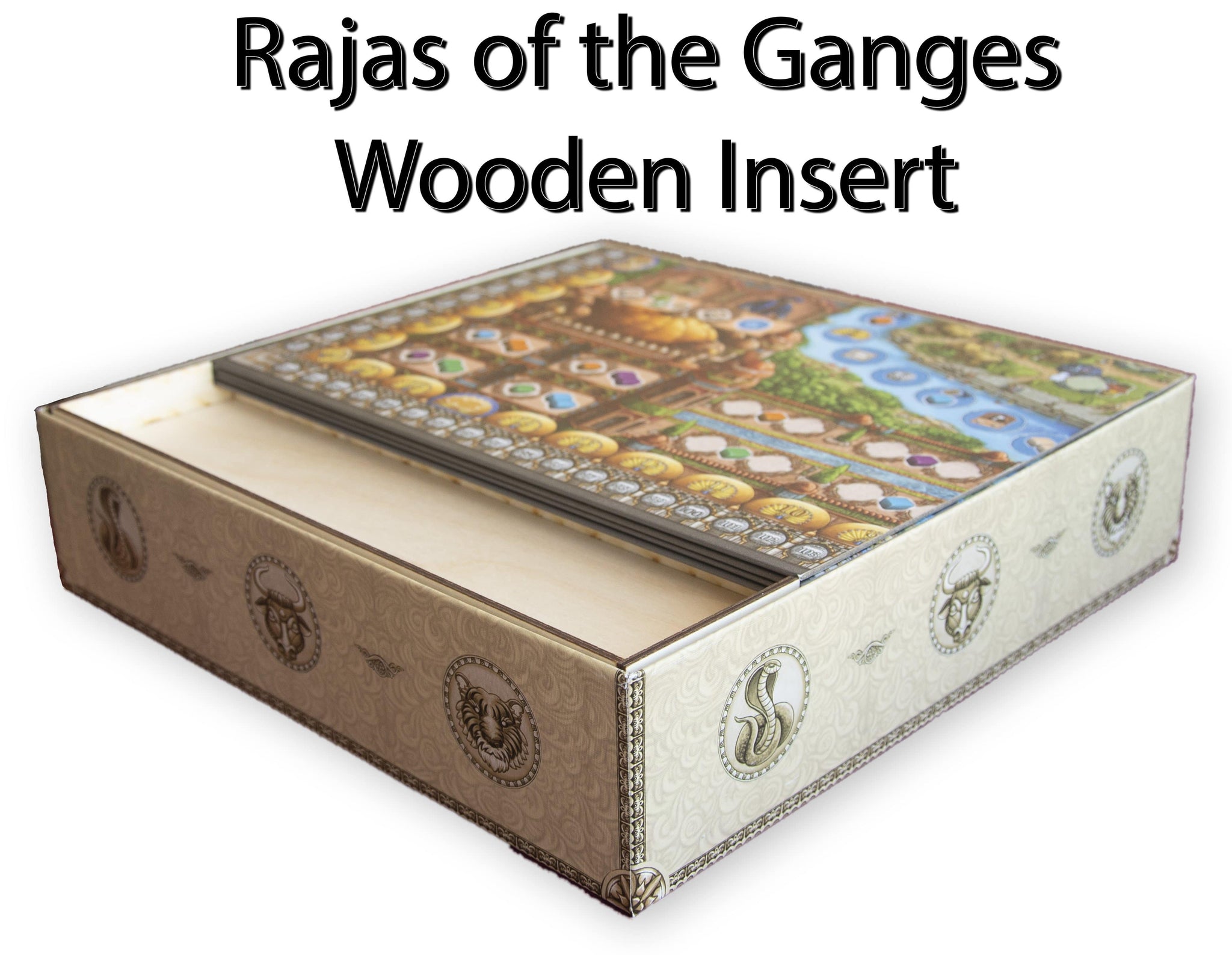 Rajas of the Ganges Wooden Insert/Organizer - The Nifty Organizer