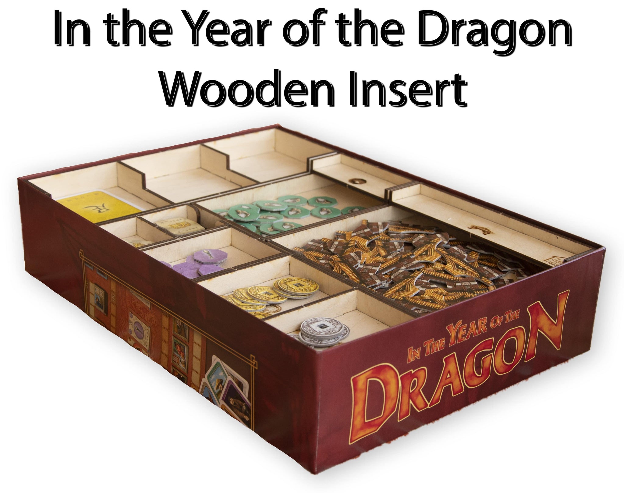 In the Year of the Dragon Wooden Insert/Organizer - The Nifty Organizer