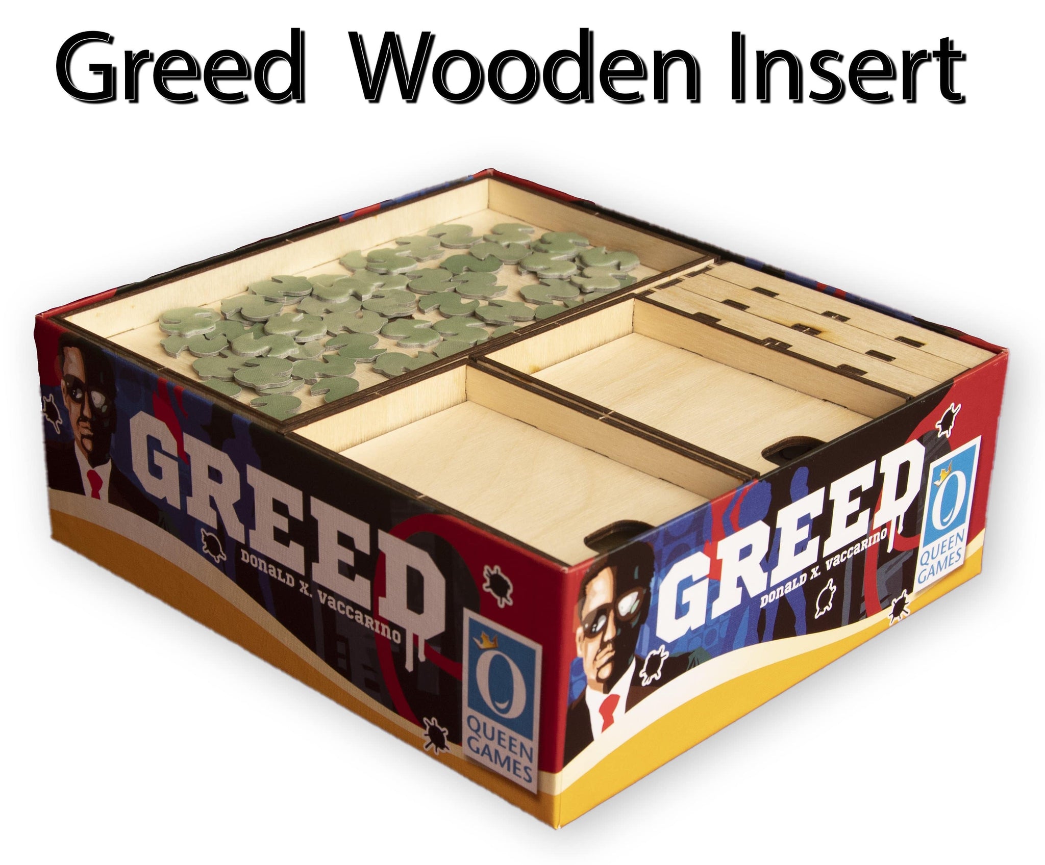 Greed Wooden Insert/Organizer - The Nifty Organizer