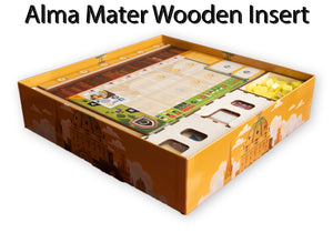 Alma Mater Wooden Insert/Organizer (includes New Students mini expansion) - The Nifty Organizer