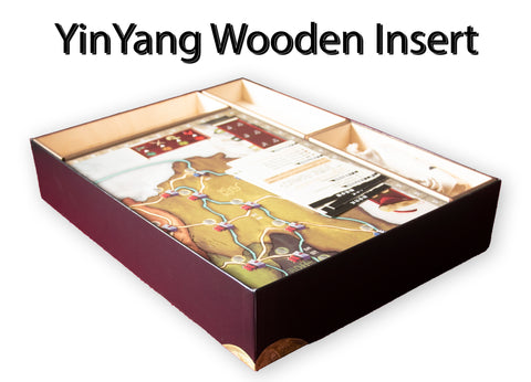 Yin Yang Wooden Insert/Organizer - The Nifty Organizer