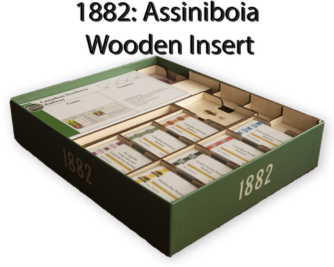 1882: Assiniboia Wooden Insert/Organizer (All-Aboard Games Edition) - The Nifty Organizer