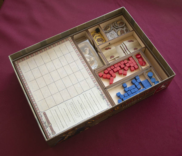 Hansa Teutonica Big Box Wooden Insert/Organizer (3 min setup version) - The Nifty Organizer