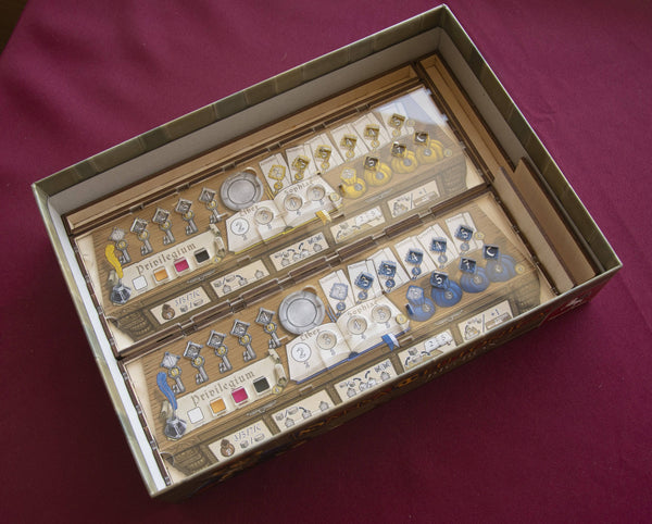 Hansa Teutonica Big Box Wooden Insert/Organizer (3 min setup version) - The Nifty Organizer