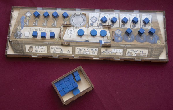 Hansa Teutonica Big Box Wooden Insert/Organizer (Instant Setup version) - The Nifty Organizer